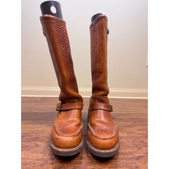 KING RANCH CHIPPEWA Full Leather Snake/Hunting Boots, Sz 9B - Picture 2 of 10